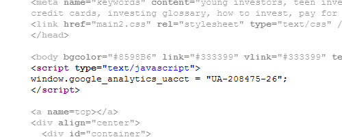 Google Analytics